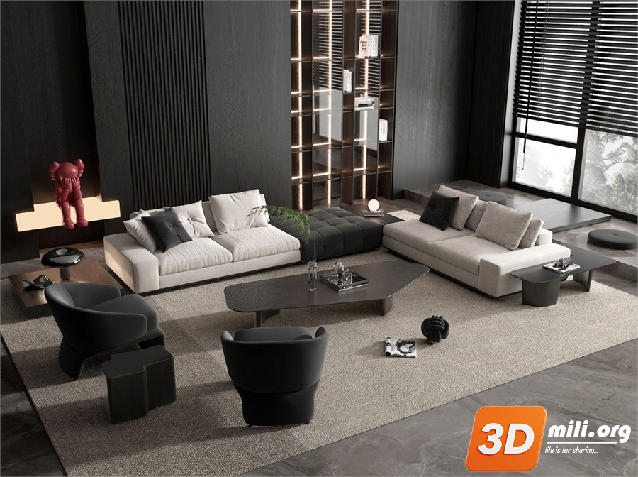 Sofa Minotti Skp Files 